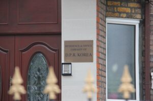 The North Korean embassy in London. The UK maintains diplomatic relations with Pyongyang.