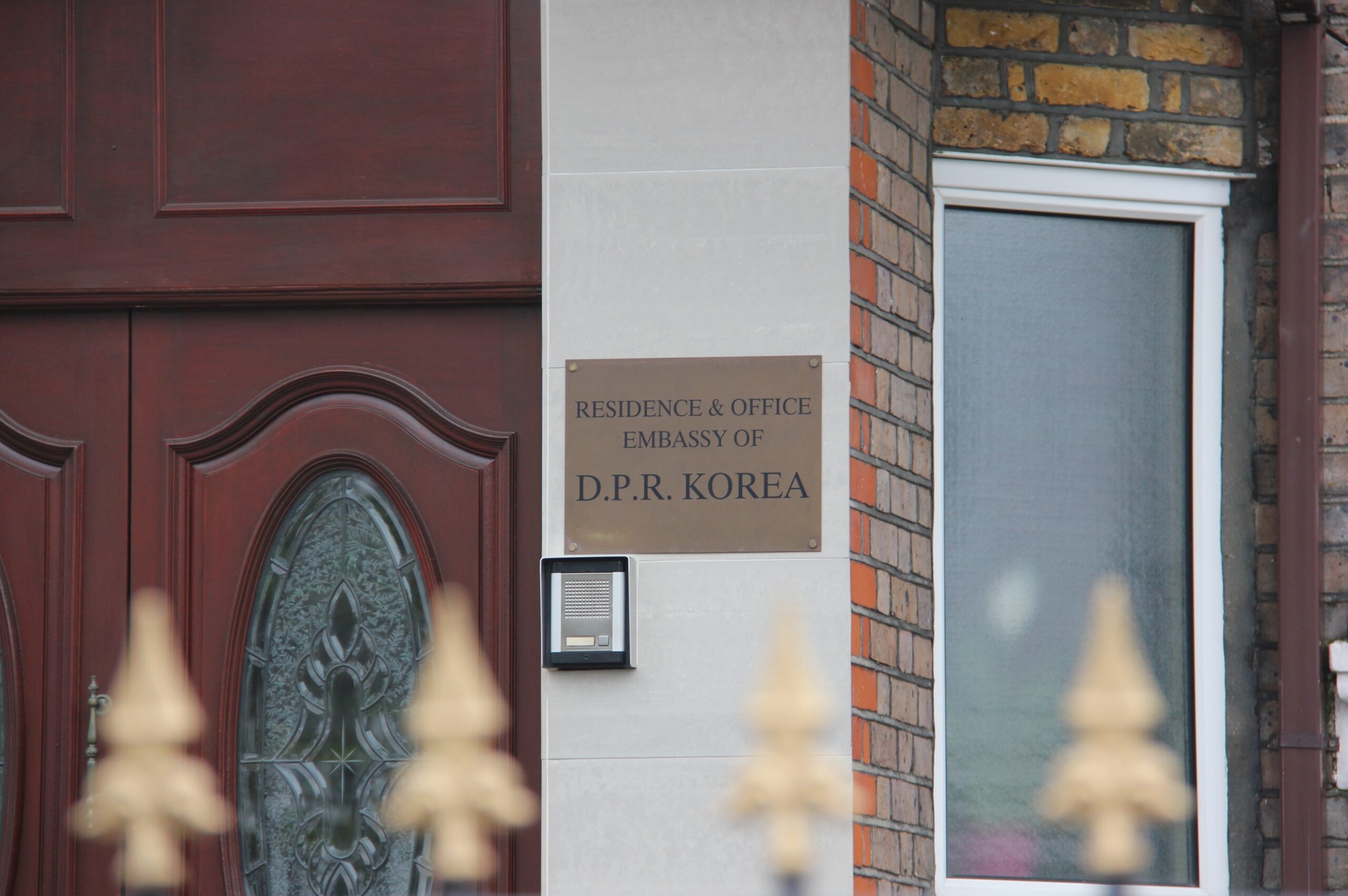 The North Korean embassy in London. The UK maintains diplomatic relations with Pyongyang.