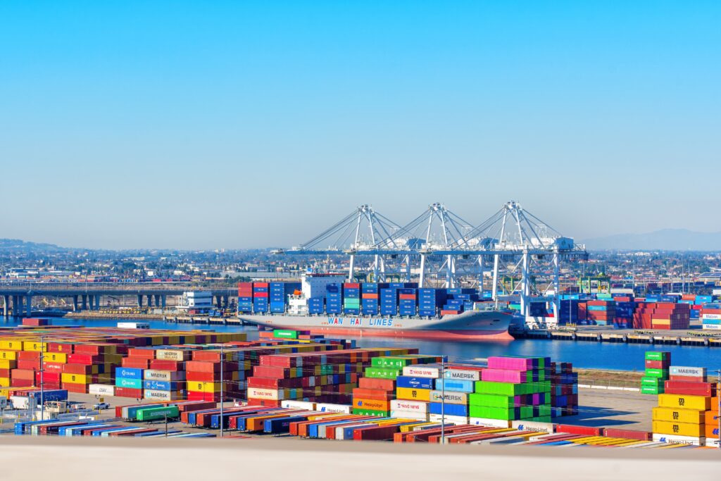 The Port of Los Angeles, December 2022