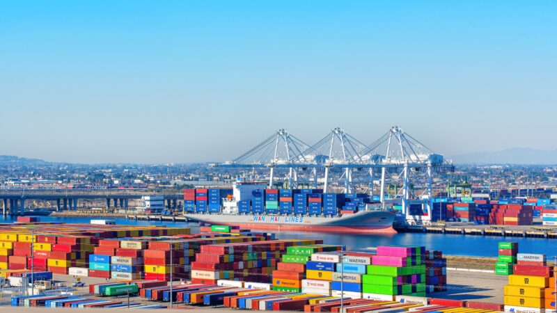 The Port of Los Angeles, December 2022